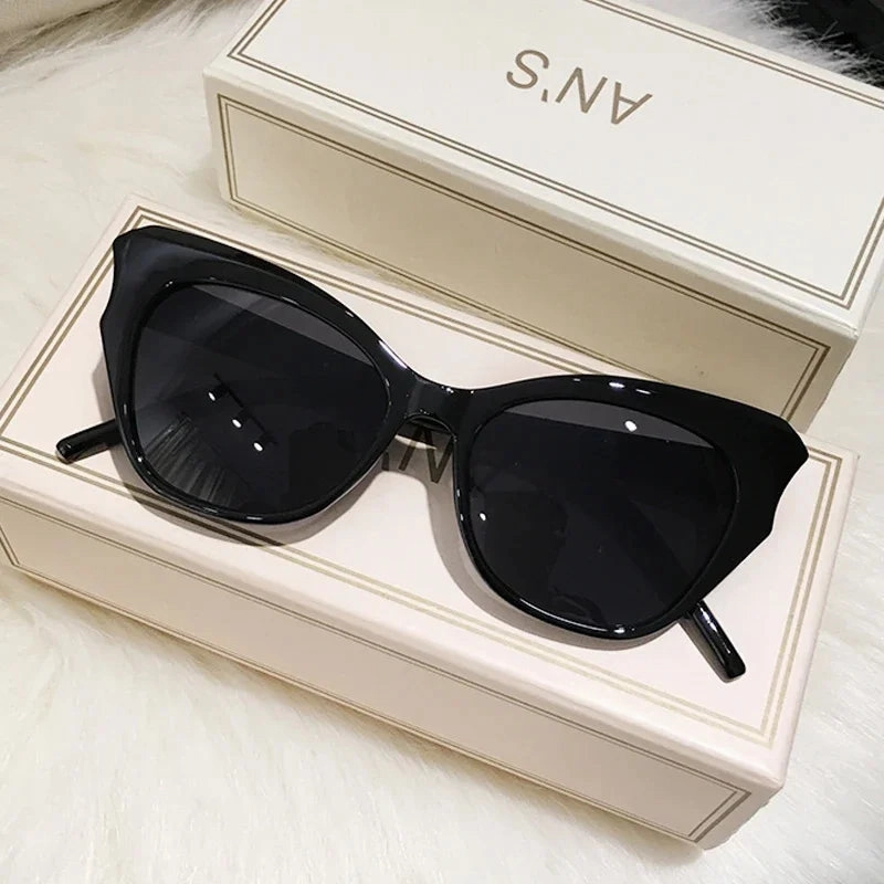 Cat Eye Sunglasses Women Vintage Gradient Fashion Oculos De Sol