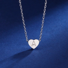 Cazador Stainless Steel Heart Pendant Necklace for Women