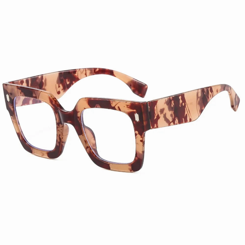 Classic Luxury Big Frame Square Sunglasses UV400 Fashion Shades