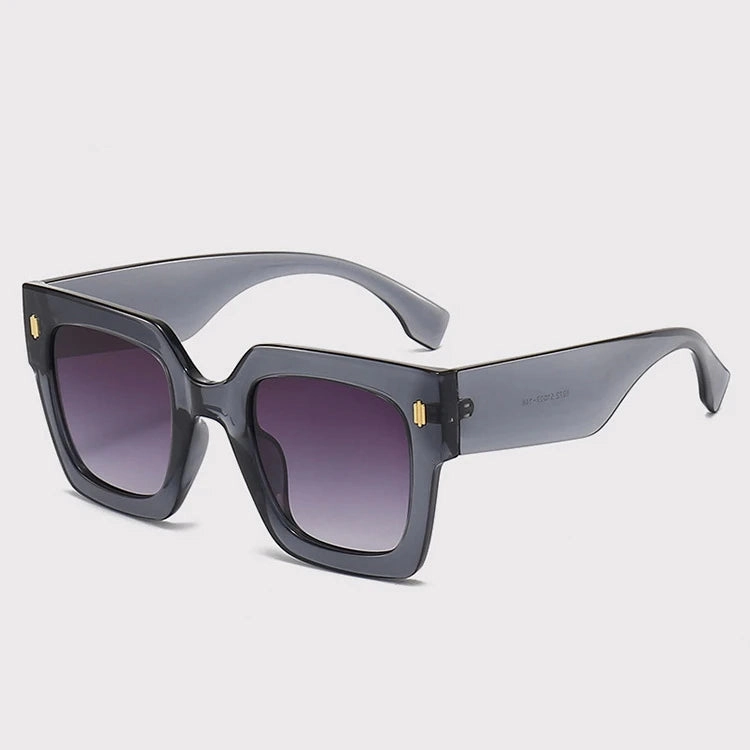 Classic Luxury Big Frame Square Sunglasses UV400 Fashion Shades