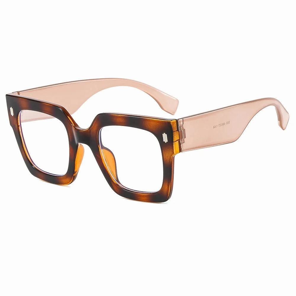 Classic Luxury Big Frame Square Sunglasses UV400 Fashion Shades