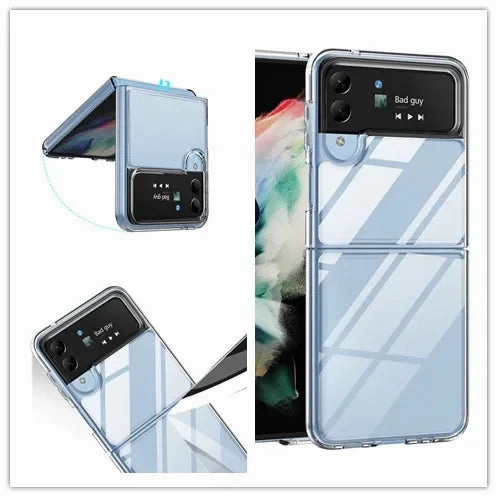 Clear Ultra Thin PC Case for Samsung Galaxy Z Flip 4 5G