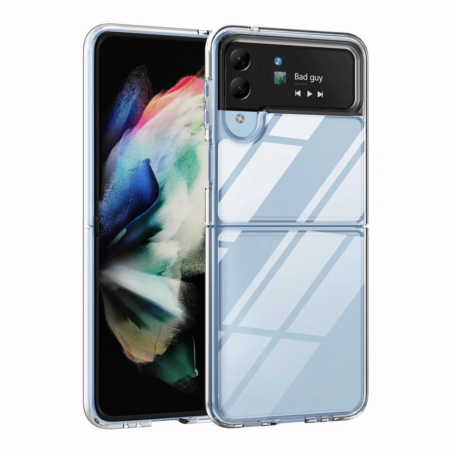 Clear Ultra Thin PC Case for Samsung Galaxy Z Flip 4 5G
