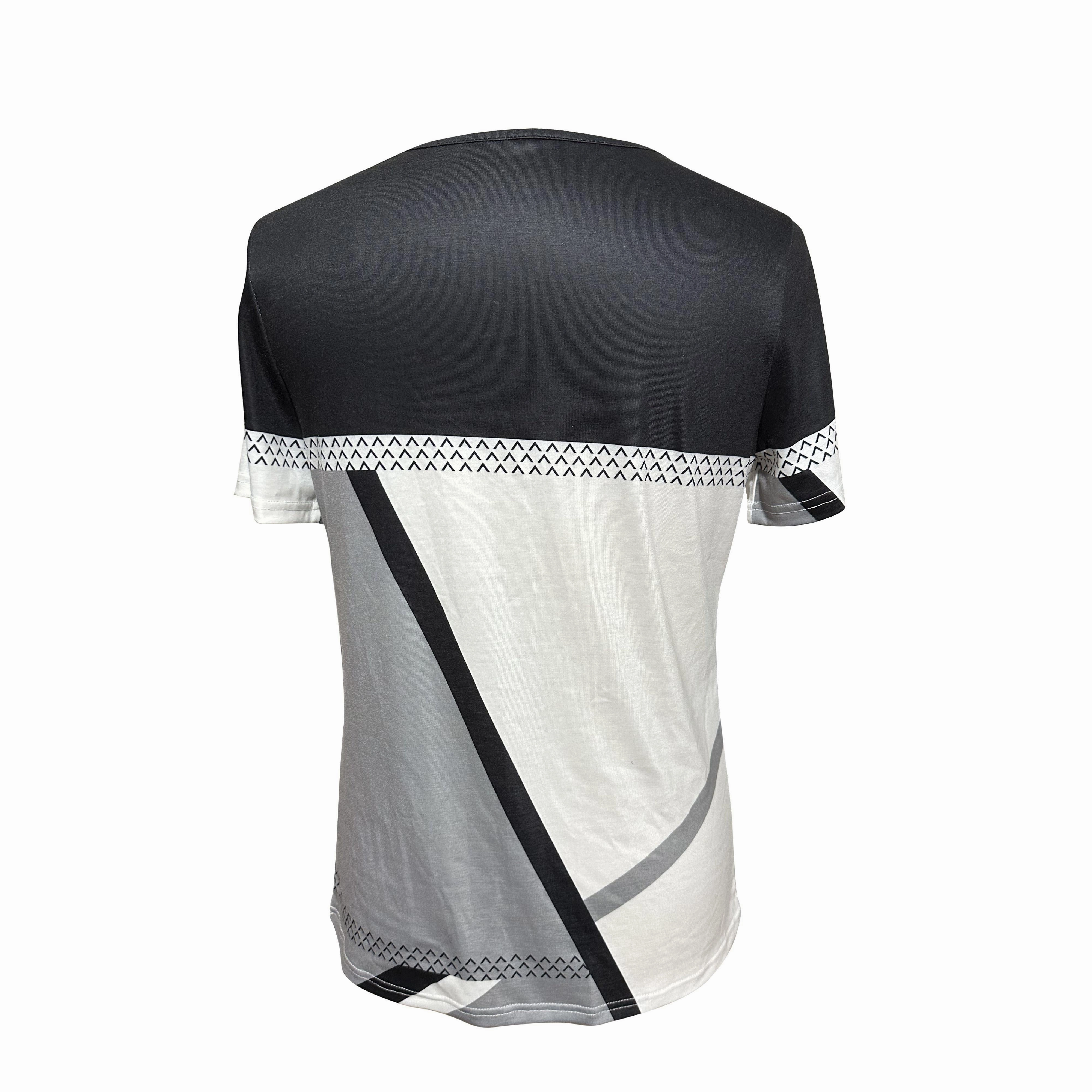 Color Block Crew Neck T-Shirt for Spring & Summer Style