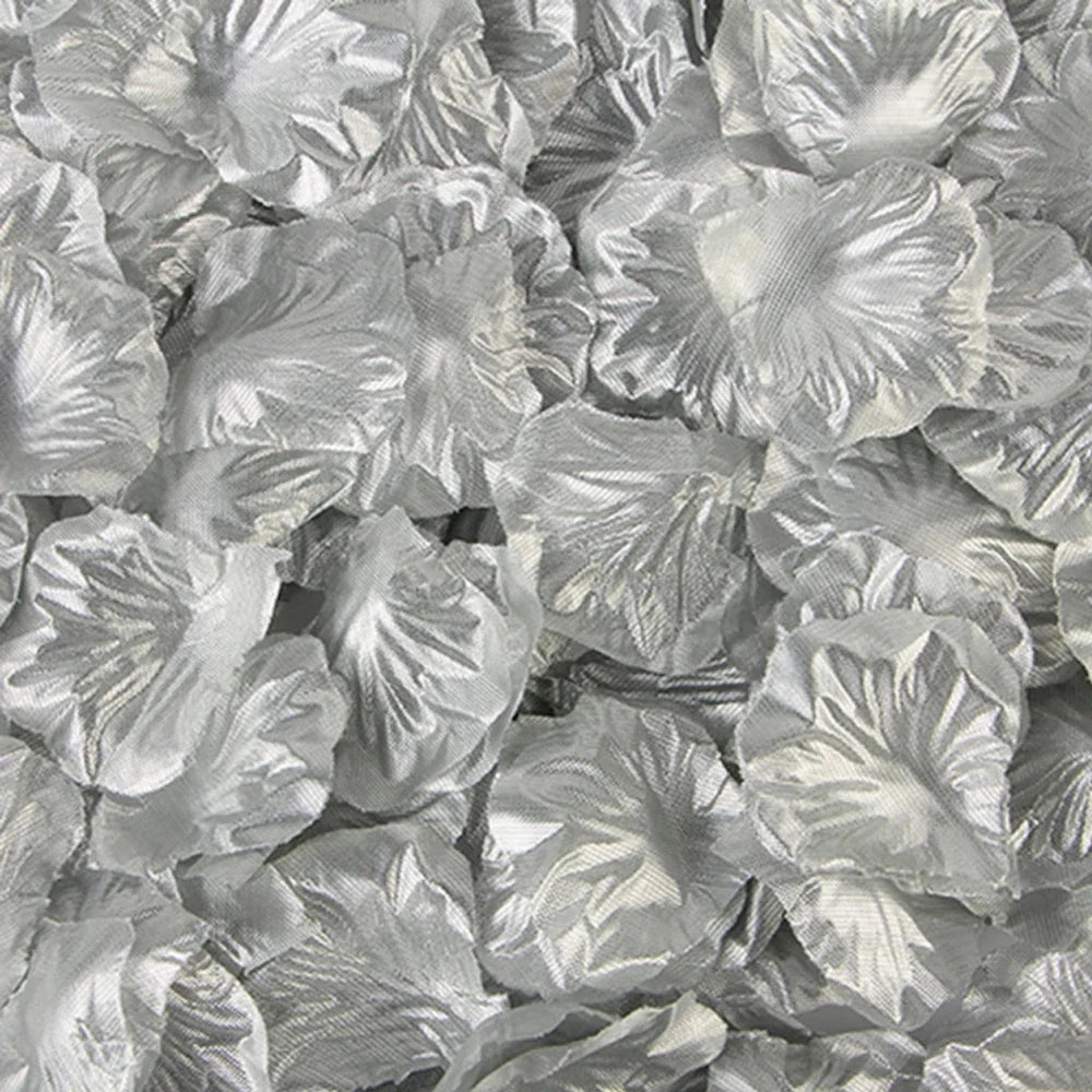 Colorful 100-10000Pcs Artificial Fake Rose Petals for Weddings