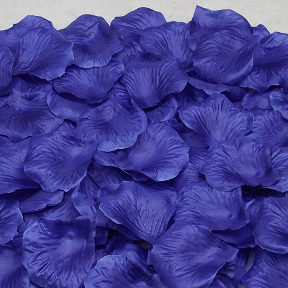 Colorful 100-10000Pcs Artificial Fake Rose Petals for Weddings