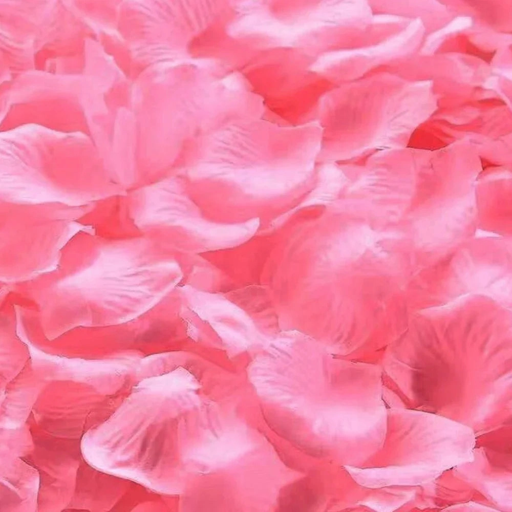 Colorful 100-10000Pcs Artificial Fake Rose Petals for Weddings