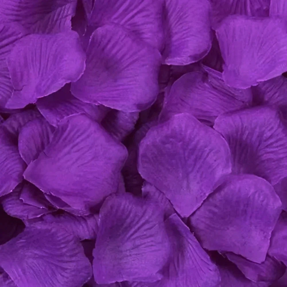 Colorful 100-10000Pcs Artificial Fake Rose Petals for Weddings