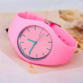 Colorful Jelly Geneva Women Watches Casual Sport Silicone Band Quartz Wristwatches Girl Cheap Price Dropshipping