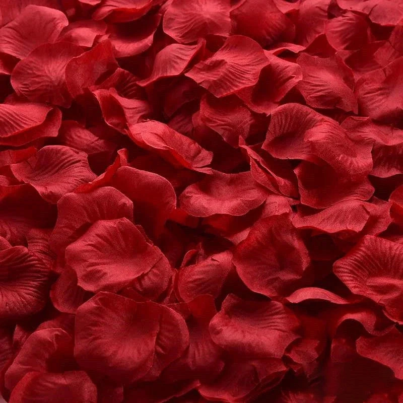 Colorful Love Romantic Warm Silk Rose Petals 3000/2000/100PCS