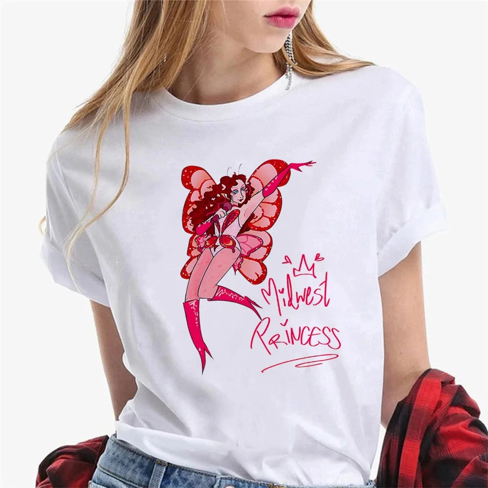 Comic-Inspired Graphic Tee for Women - Fun Manga & Anime Top with Short Sleeves