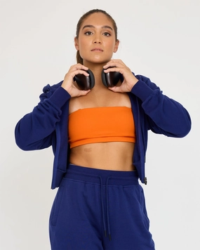 Core Classic Cropped Zip Hoodie