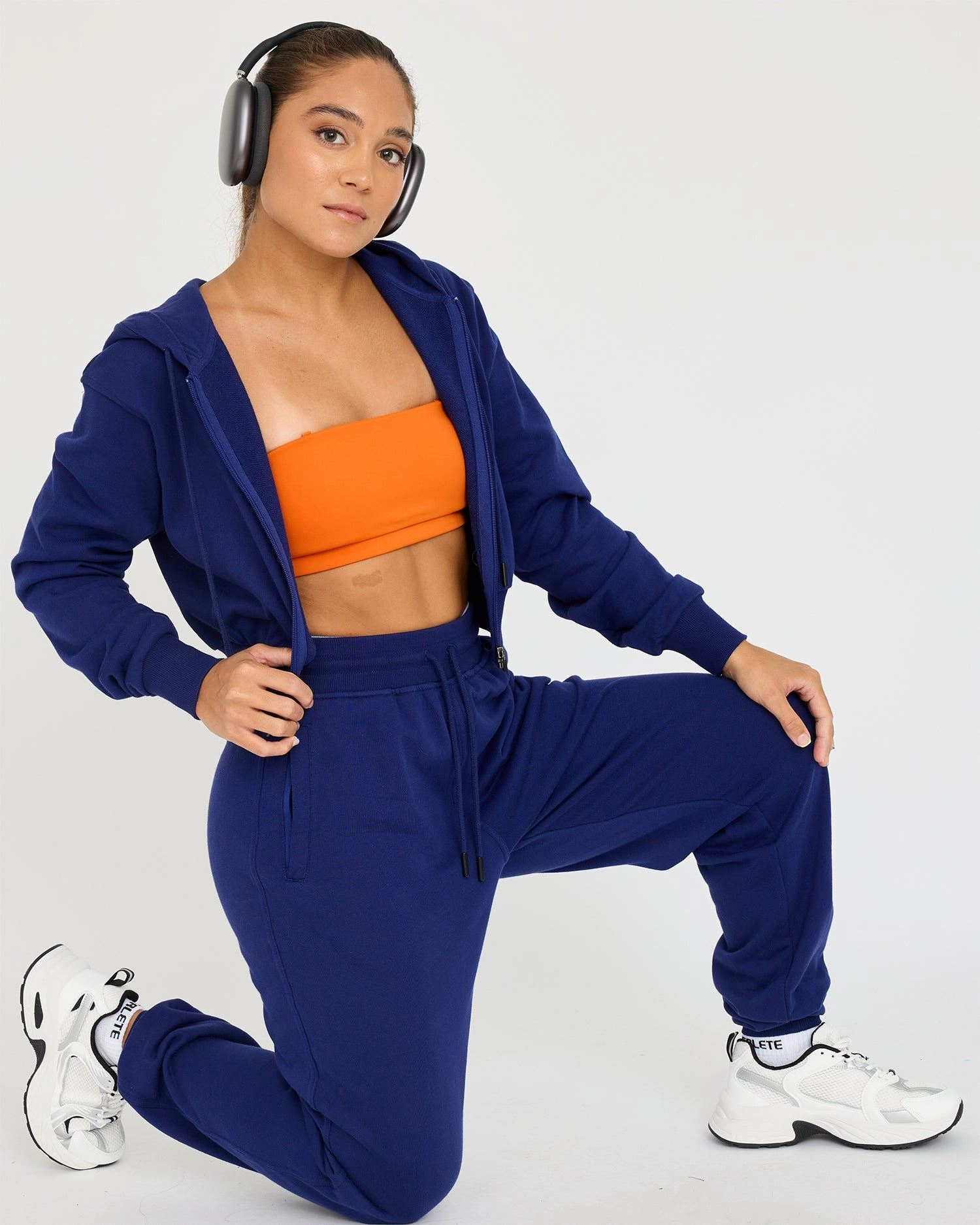 Core Classic Cropped Zip Hoodie