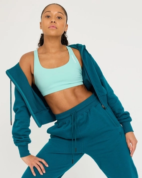 Core Classic Cropped Zip Hoodie