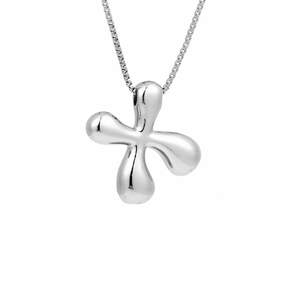 Creative A-Z Balloon Bubble Letter Pendant Necklace for Women