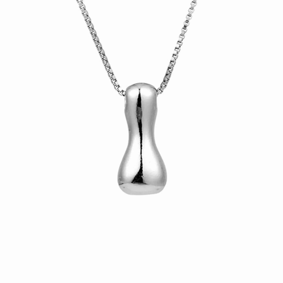 Creative A-Z Balloon Bubble Letter Pendant Necklace for Women