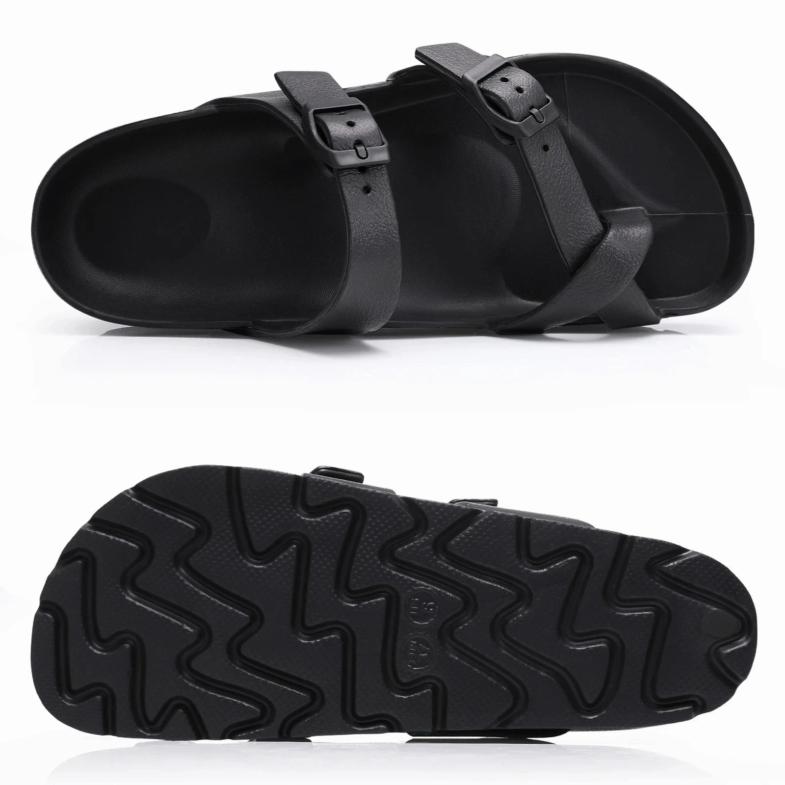 Crestar Women Platform Sandals with Arch Support and Buckle
