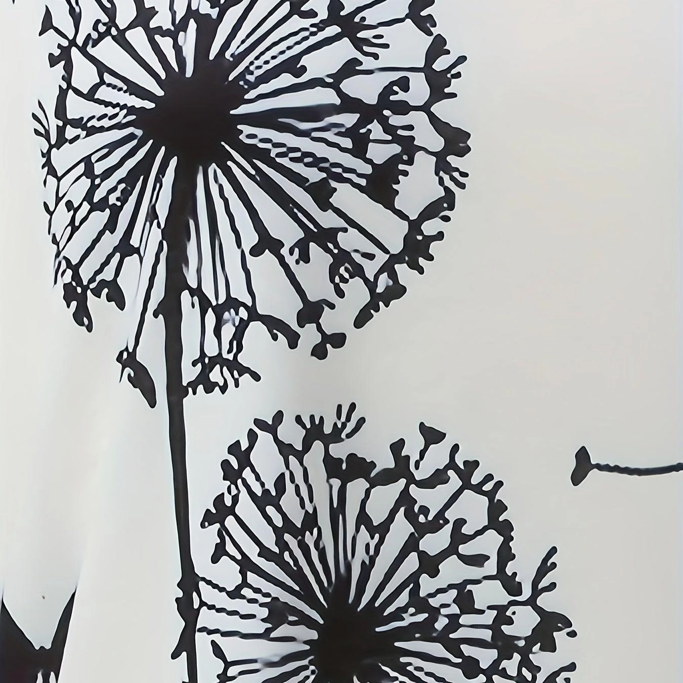 Dandelion & Butterfly Print T-Shirt Casual Crew Neck Top