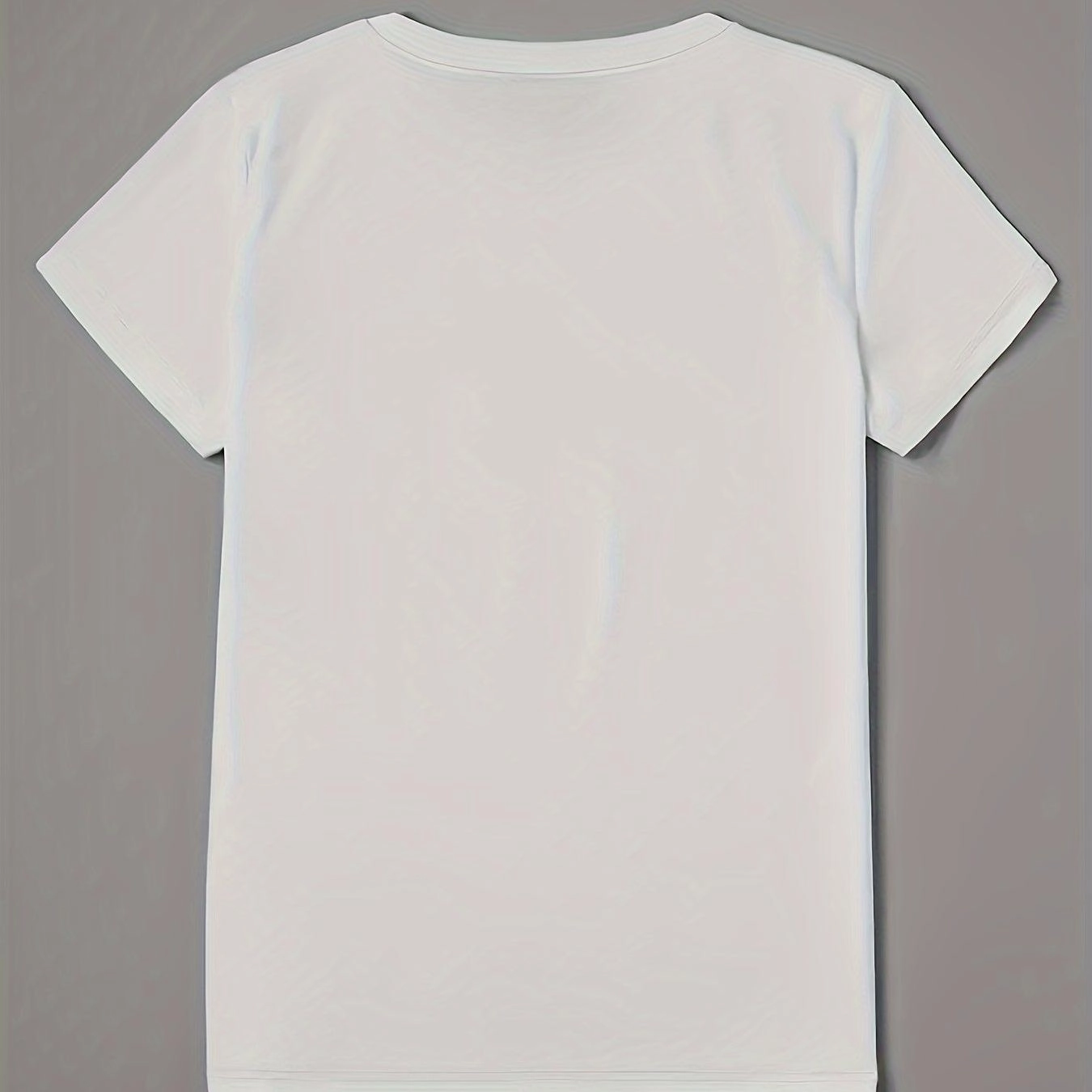 Dandelion Print V Neck T-Shirt for Spring and Summer Style