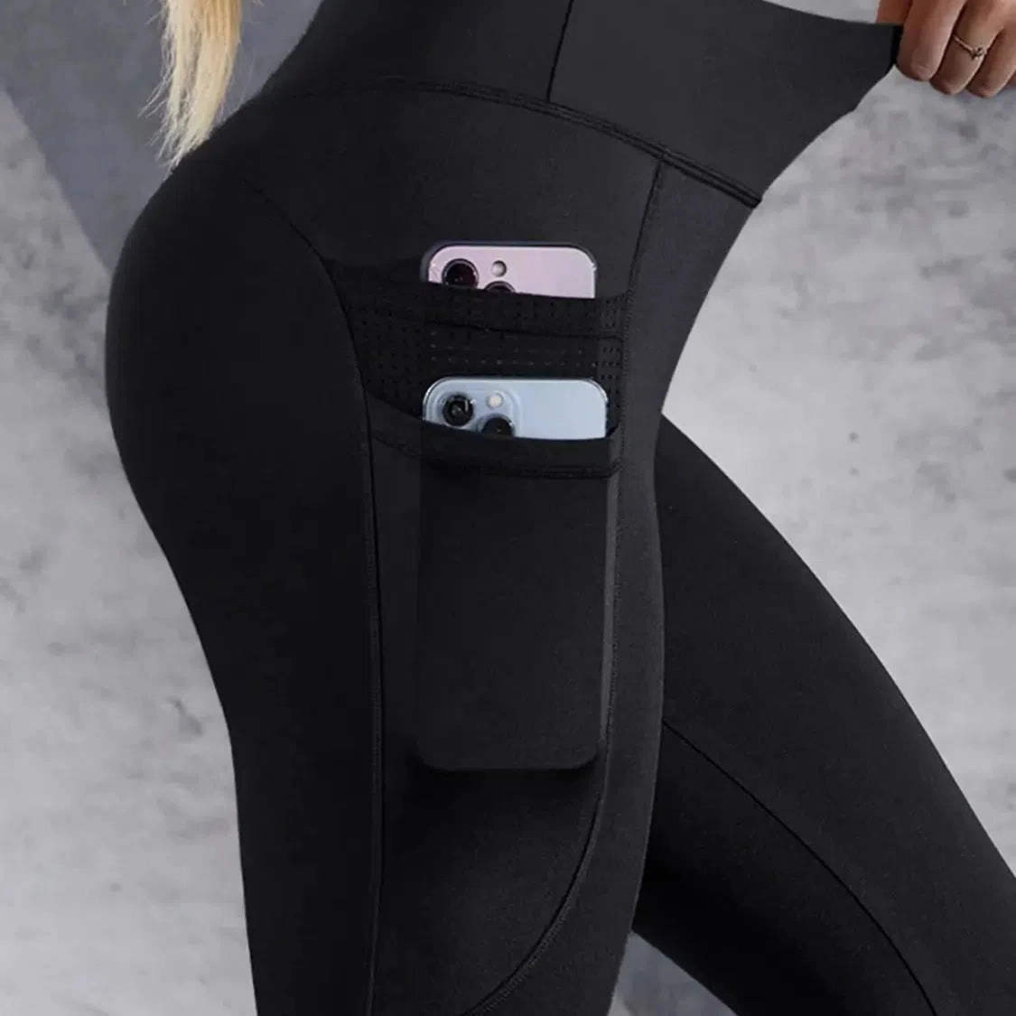 Double Pocket Yoga Pants Women's High Waist Leggings Fitness