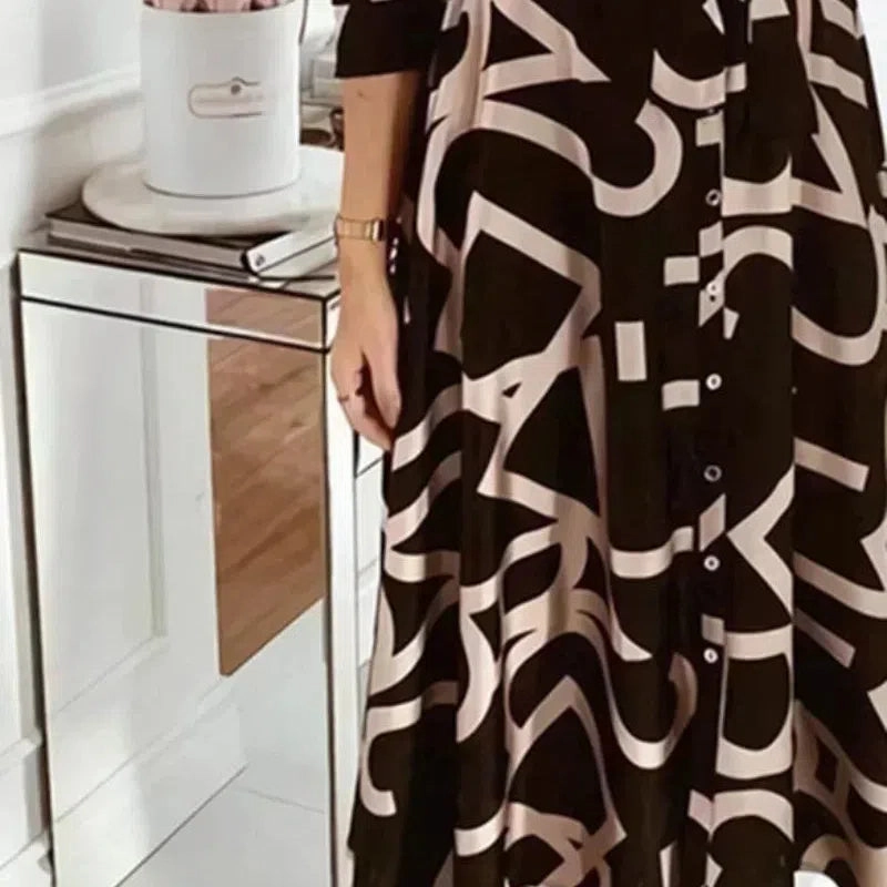 Dresses for Women Long Sleeve Prom Elegantes Fashion Print