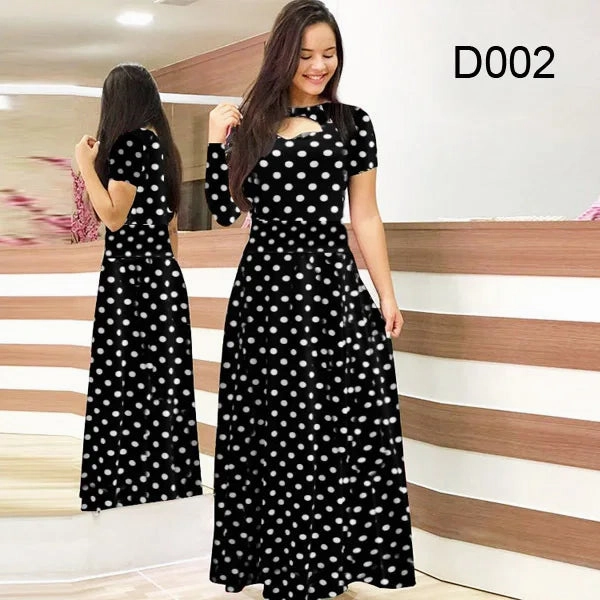 Elegant Spring Women's Dress Casual Fashion Floral Print