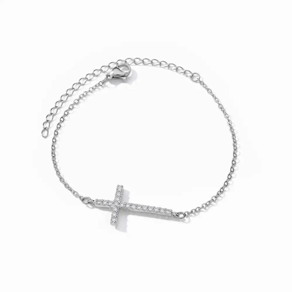 Elegant Zircon Flowers Bracelet For Women Charm Jewelry