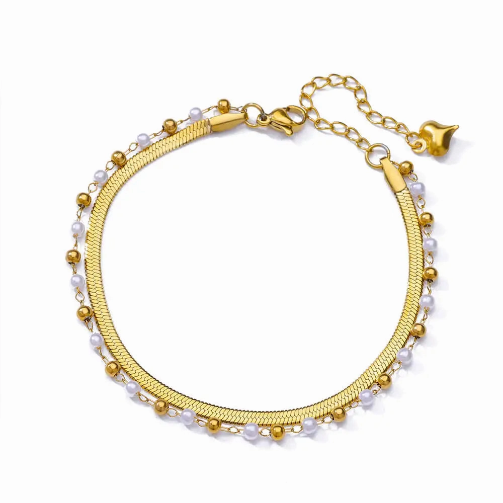 Elegant Zircon Flowers Bracelet For Women Charm Jewelry