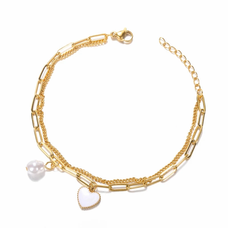 Elegant Zircon Flowers Bracelet For Women Charm Jewelry