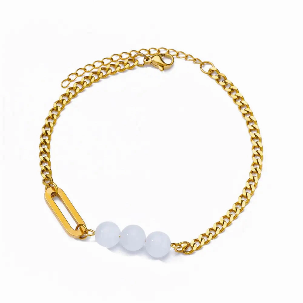 Elegant Zircon Flowers Bracelet For Women Charm Jewelry