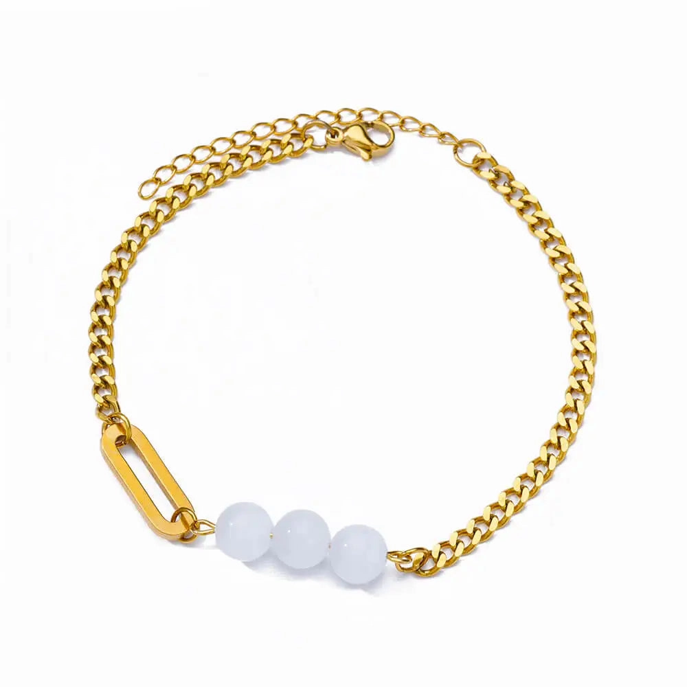 Elegant Zircon Flowers Bracelet For Women Charm Jewelry