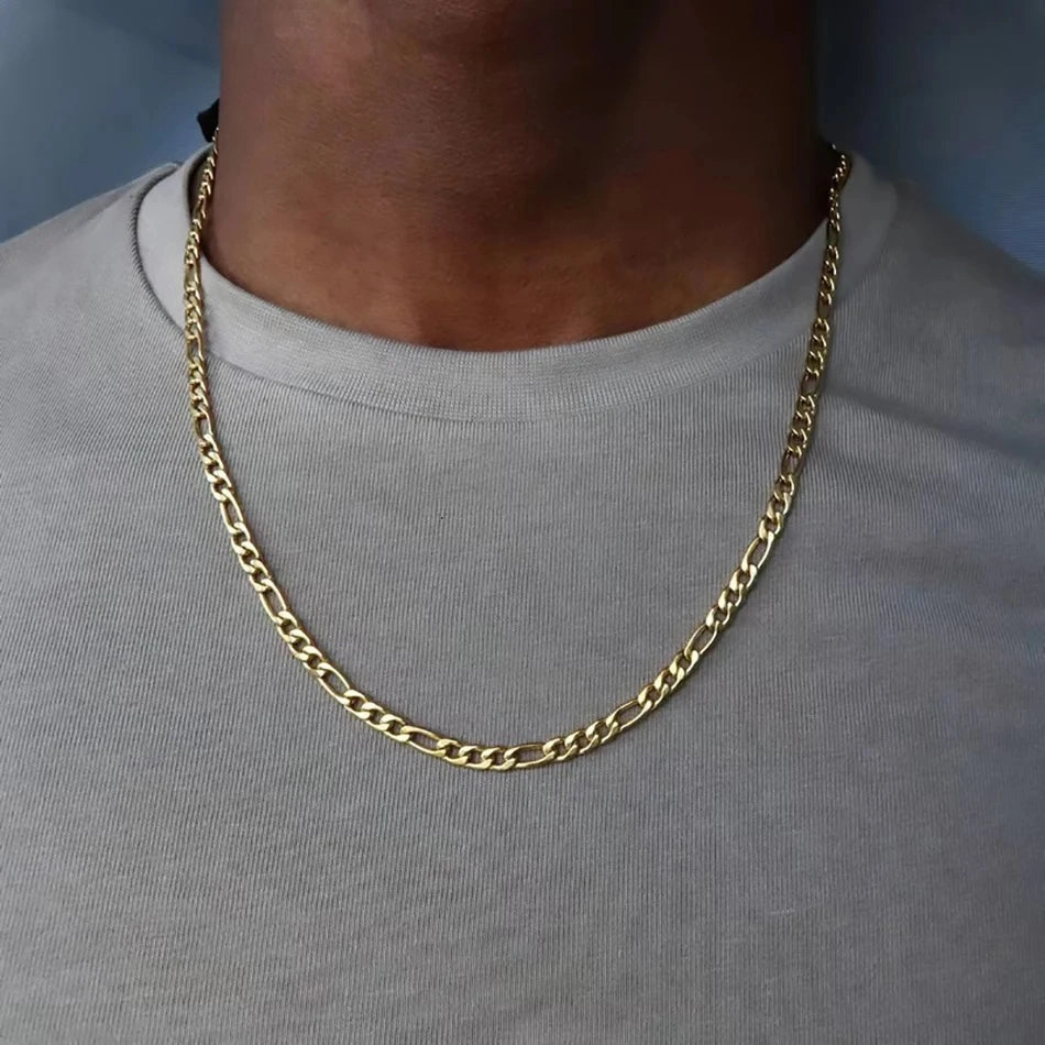 Exquisite Fashion 18K Gold Filled Necklace 16-30 Inch Jewelry