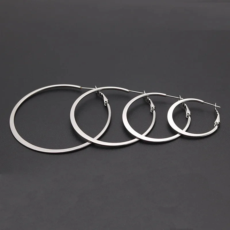 Fashion Big Hoop Earrings Geometric Statement Earring Jewelry