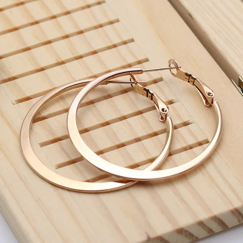 Fashion Big Hoop Earrings Geometric Statement Earring Jewelry
