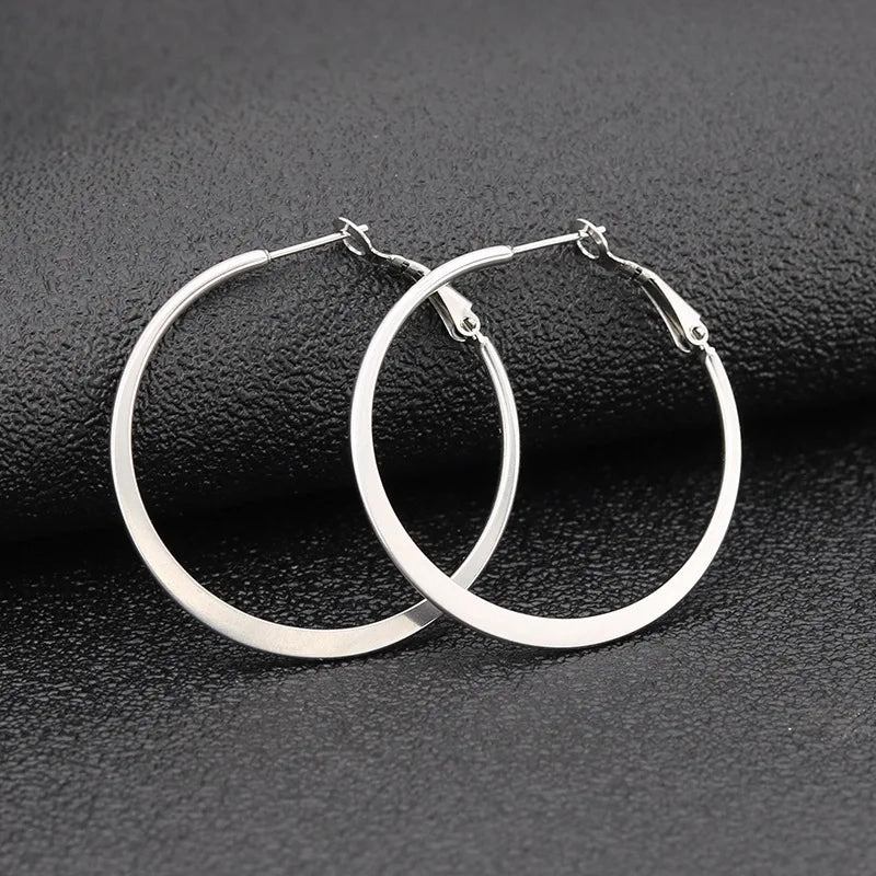 Fashion Big Hoop Earrings Geometric Statement Earring Jewelry
