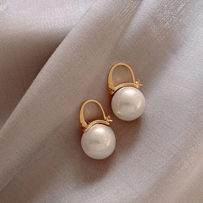 Fashion New Light Luxury Imitation Pearl Drop Earrings for Women