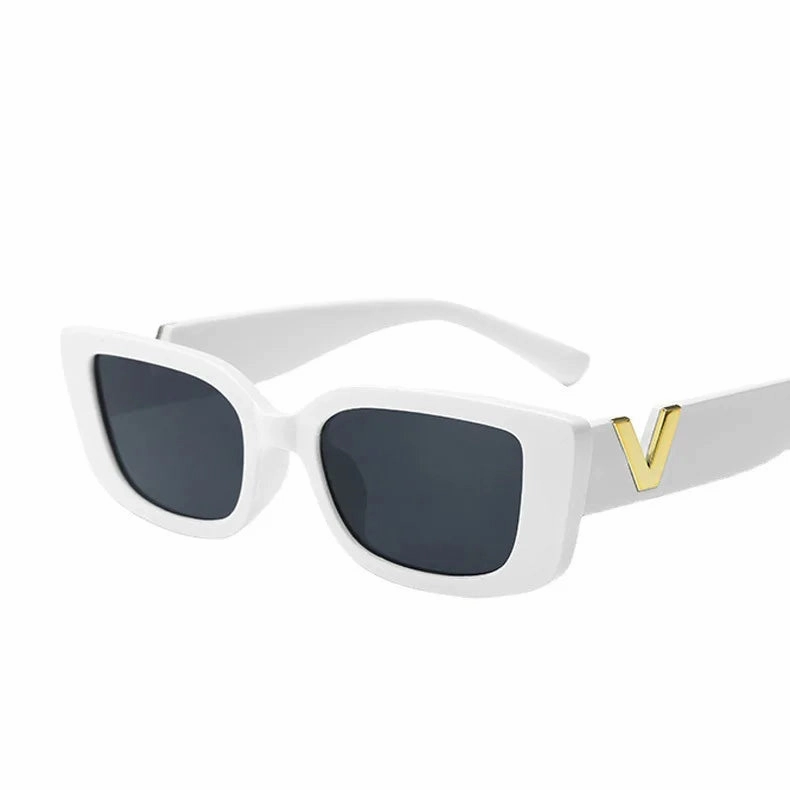 Fashion Rectangle Sunglasses Women Luxury Vintage Small Frame Classic Black Square Eyeglasses Oculos