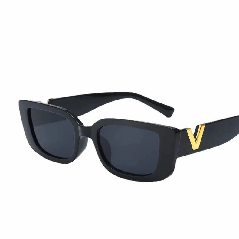 Fashion Rectangle Sunglasses Women Luxury Vintage Small Frame Classic Black Square Eyeglasses Oculos