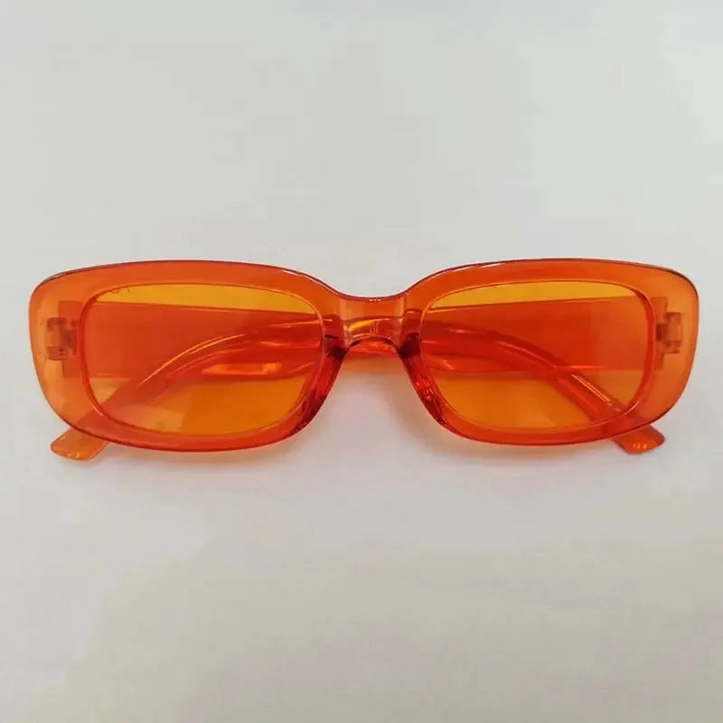 Fashion Sunglasses Classic Retro Square Glasses Women Vintage Eyewear Travel Small Rectangle Anti-Glare Sun Glasses