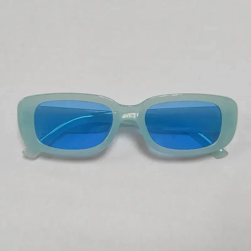Fashion Sunglasses Classic Retro Square Glasses Women Vintage Eyewear Travel Small Rectangle Anti-Glare Sun Glasses