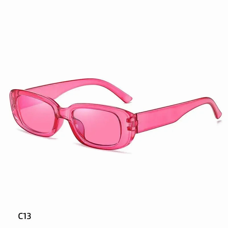 Fashion Sunglasses Classic Retro Square Glasses Women Vintage Eyewear Travel Small Rectangle Anti-Glare Sun Glasses