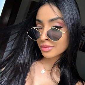 Fashion Vintage Diamond Sunglasses Women Retro Punk Eyeglasses UV400
