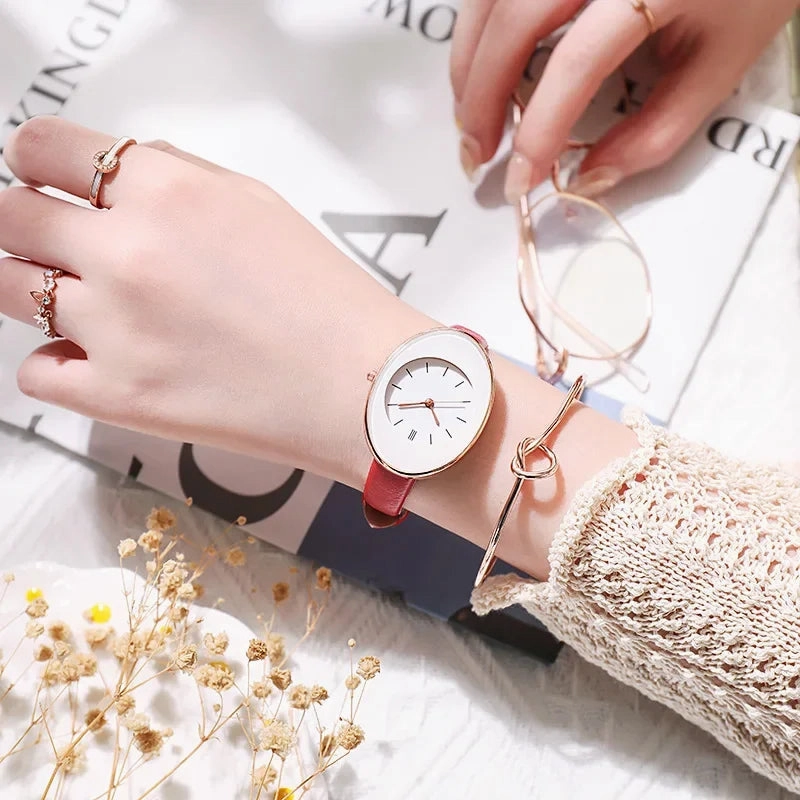 Fashion Watch for Women - Luxury Simple Belt Reloj Mujer