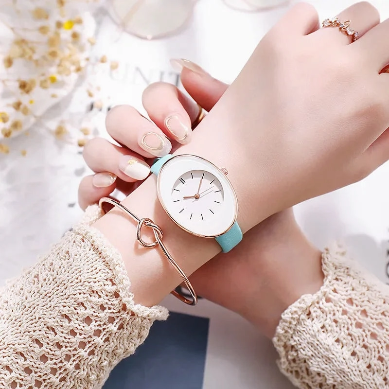 Fashion Watch for Women - Luxury Simple Belt Reloj Mujer