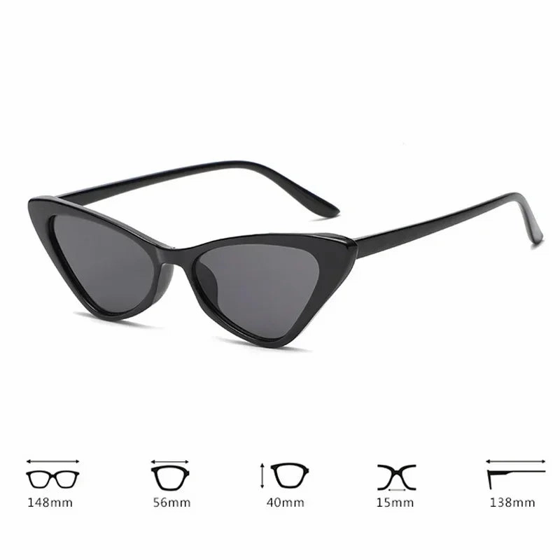 Fashion Women's Luxury Cat Eye Sunglasses UV400 Vintage Shades