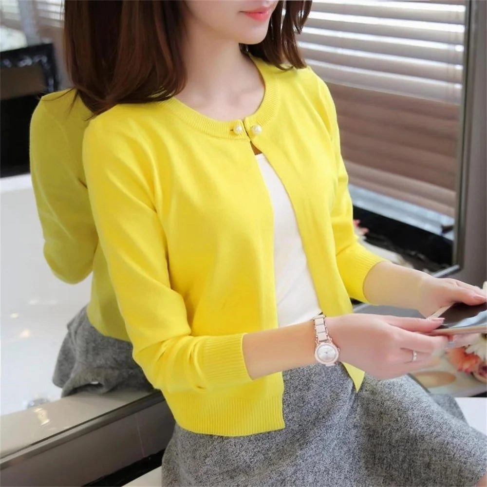 Fashion Women Sweater Cardigan Thin Short Design Cape