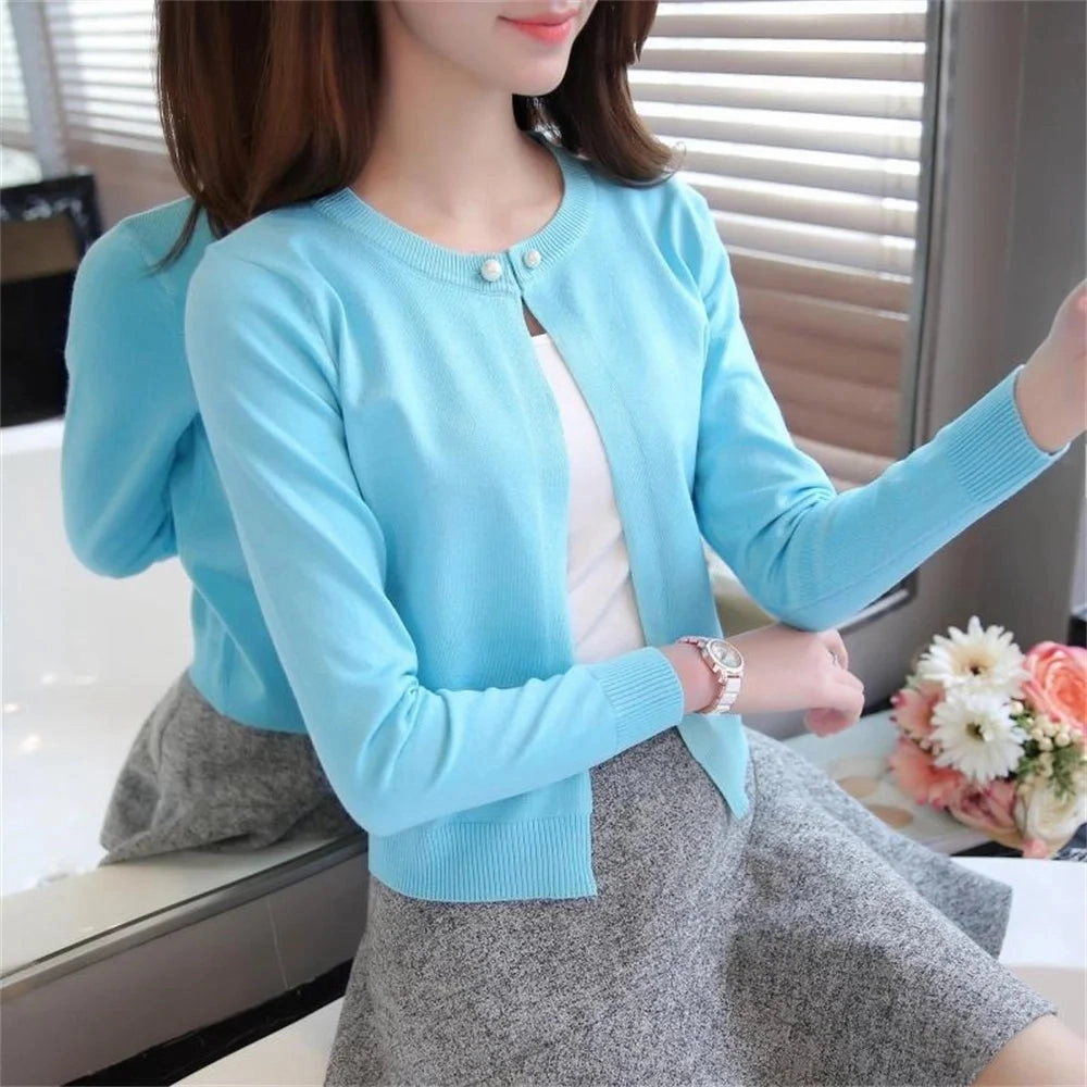 Fashion Women Sweater Cardigan Thin Short Design Cape