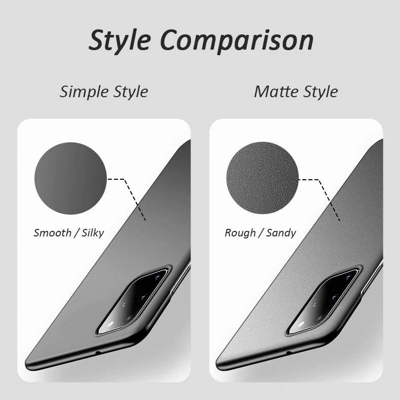 For Samsung S20 Shockproof Case Cover Ultra Slim Frosted