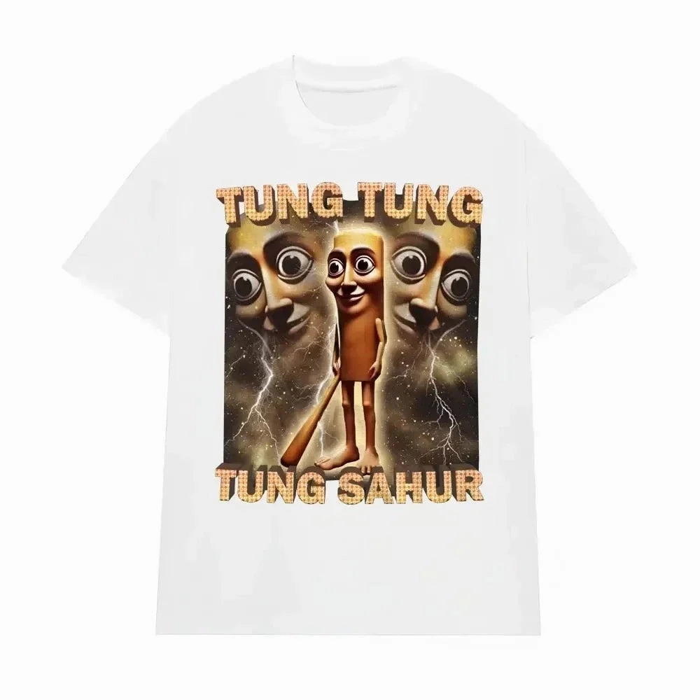 Funny Baseball Bat Expression T Shirt Women Summer Casual Round Neck Top Humorous Fashion Tee