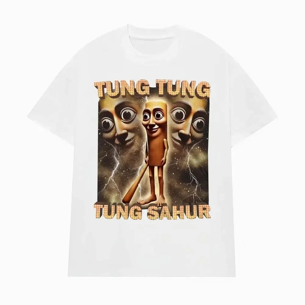 Funny Baseball Bat Expression T Shirt Women Summer Casual Round Neck Top Humorous Fashion Tee